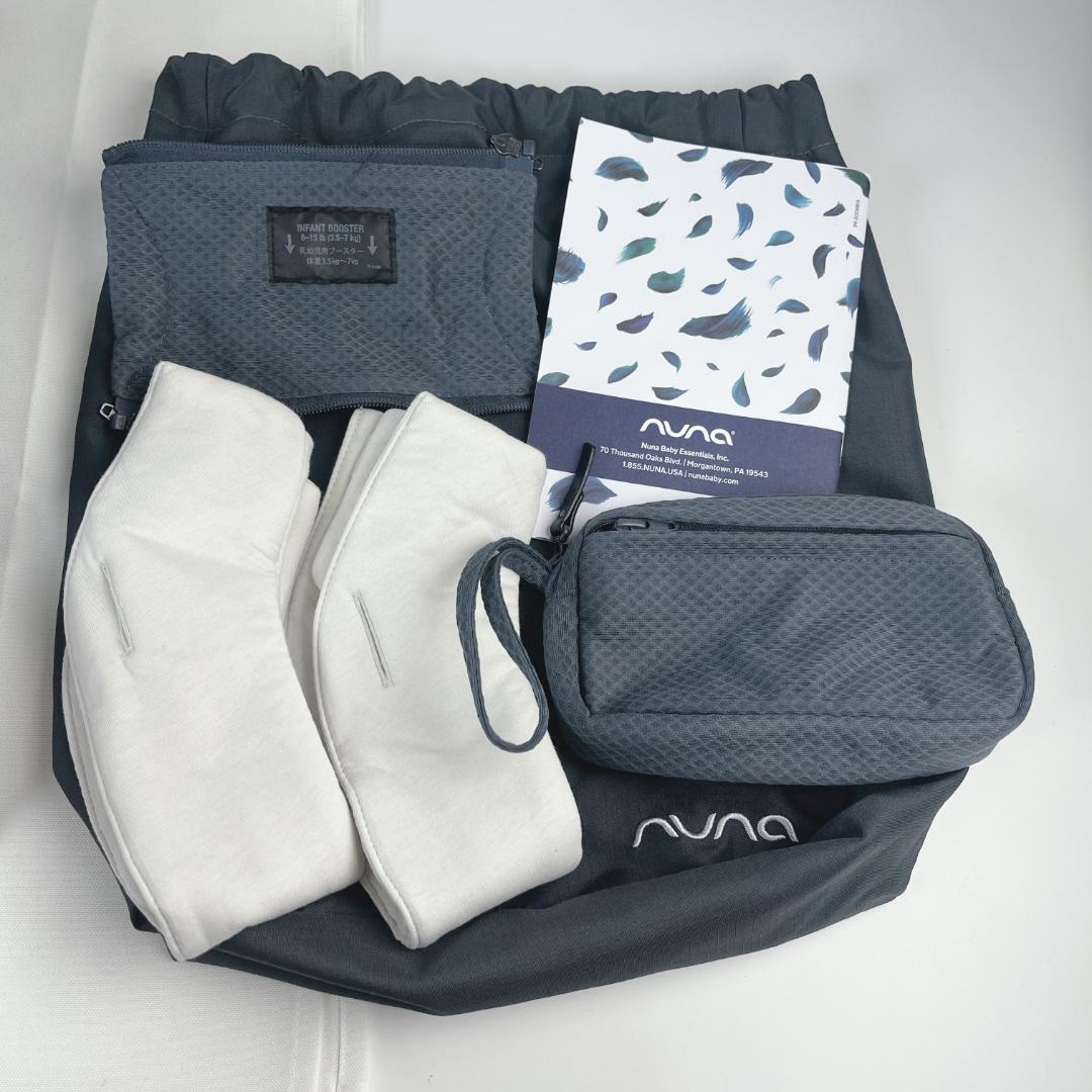 美品☘️ ヌナ カドルクリック デニム 新生児OK 抱っこ紐 　nuna