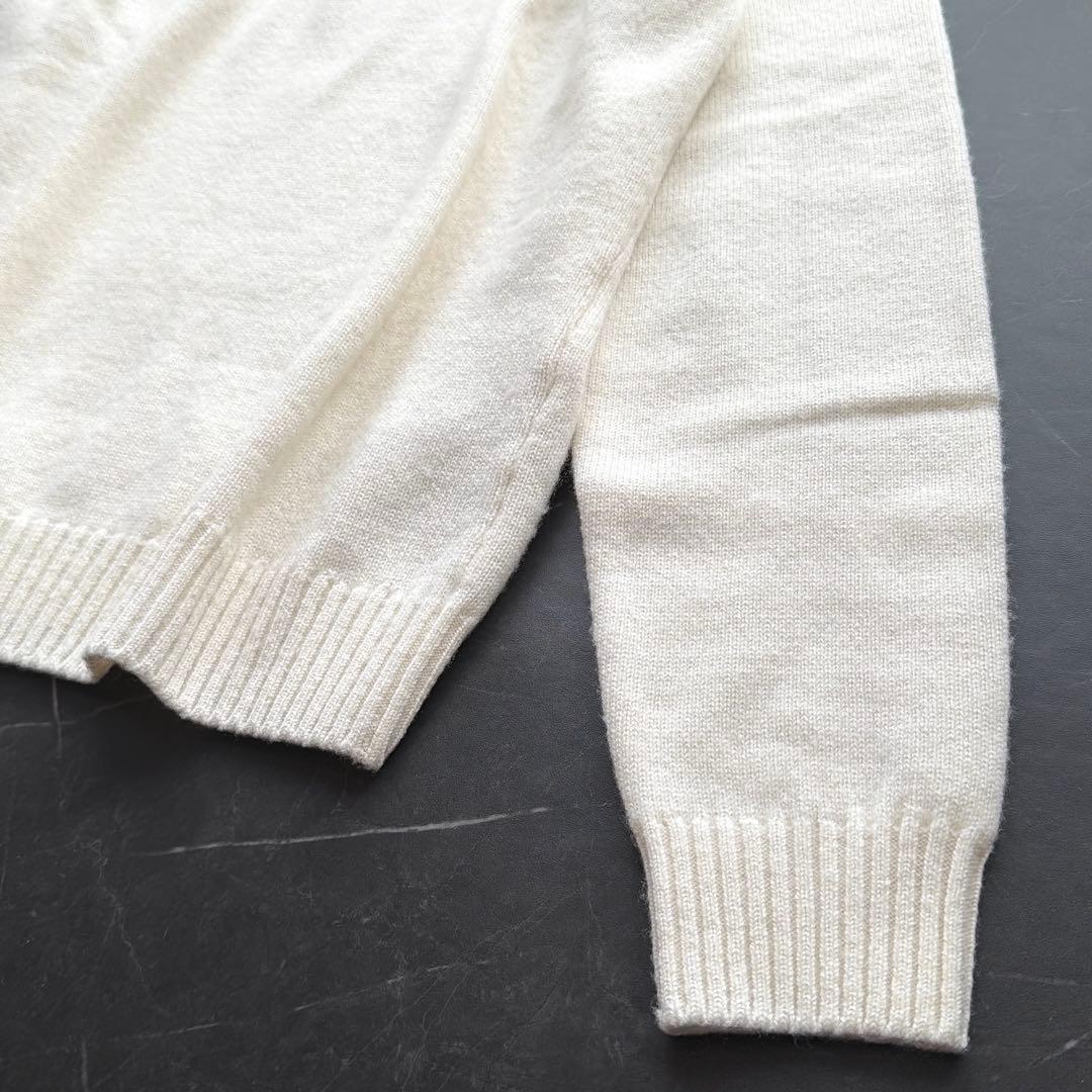 Falconeri カシミヤ100% タートルネックニット メンズM 白