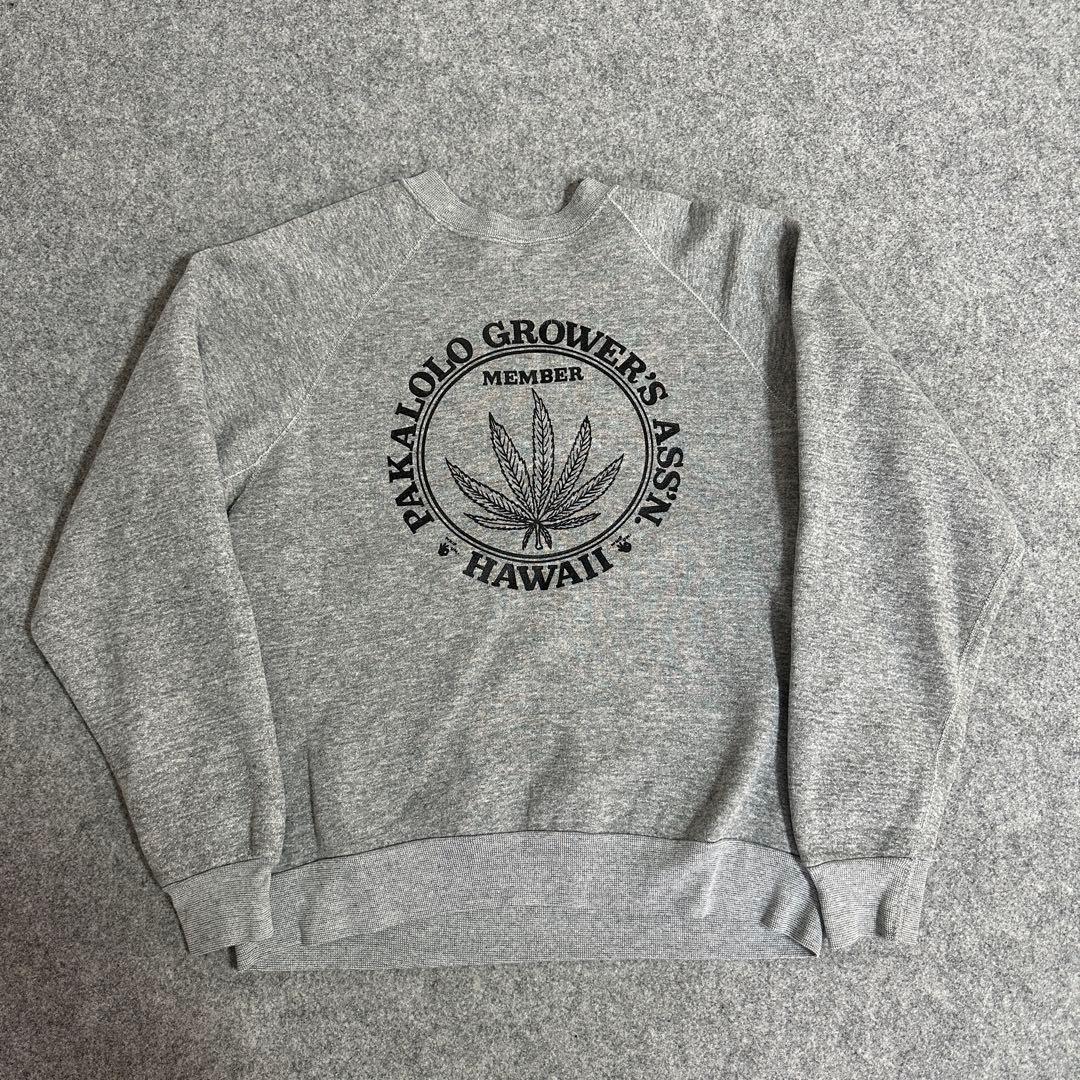 80s USA製 DISCUS スウェット L マリファナ WEED ハワイ