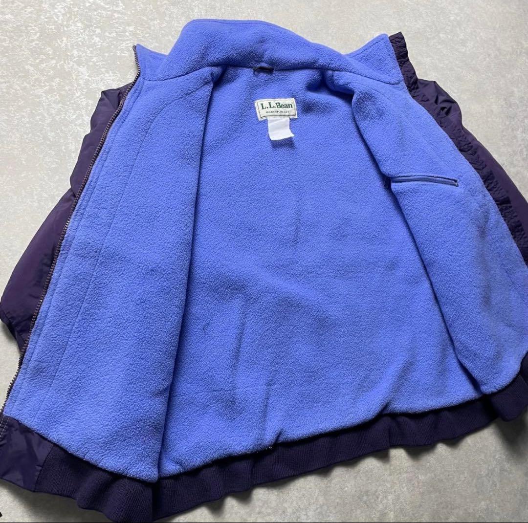 90s L.L.Beanナイロンジャケットパープルウォームアップシェルドシンチラ