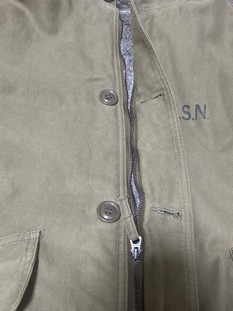 HOUSTON ヒューストン N-2デッキコート ミリタリー