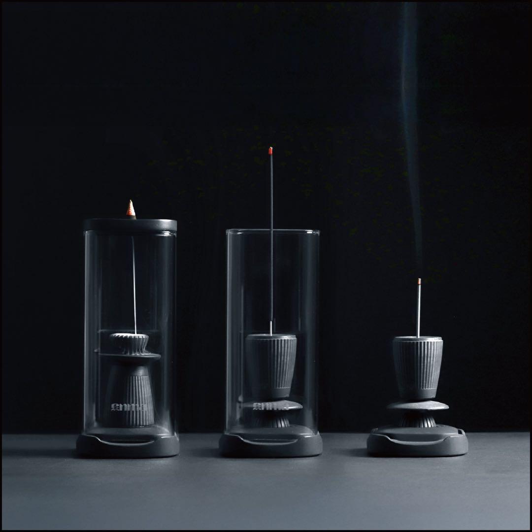 enma（煙摩-enma-）お香立て本体＋お香3種類セット