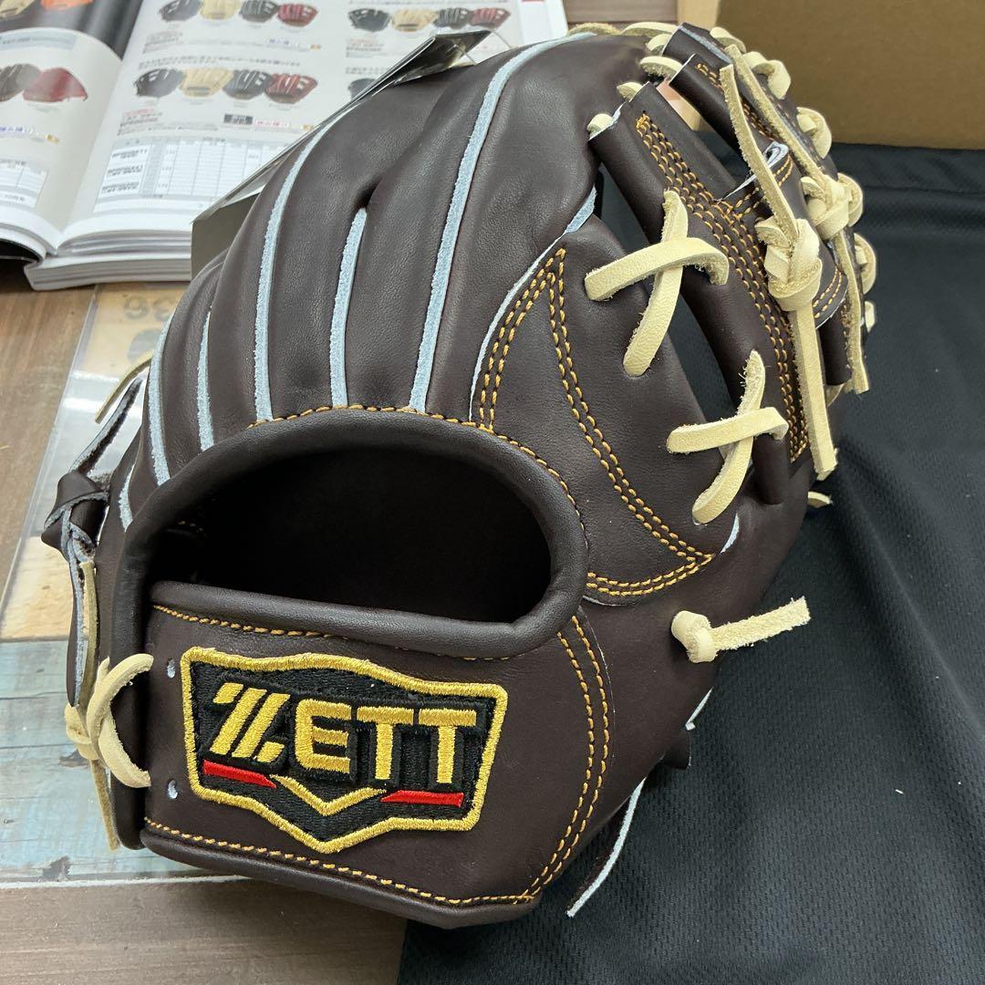 ゼットプロステイタス硬式内野手用グローブ　湯もみ型付けサービス