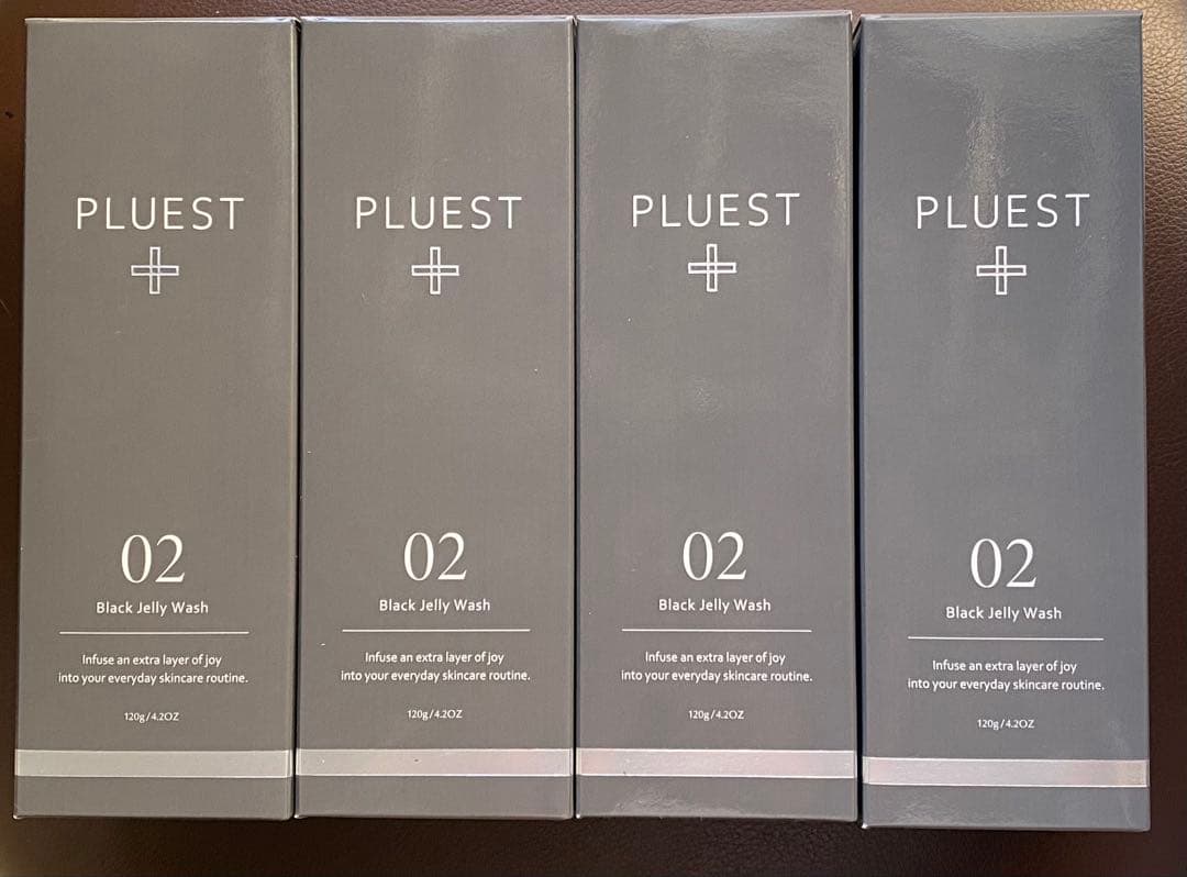 PLUEST ブラックジェリーウォッシュ 120g 4本セット