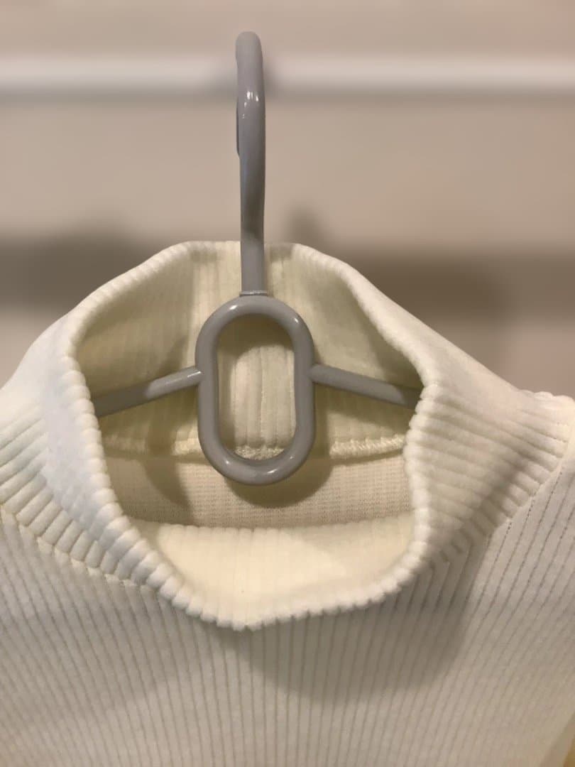 値下げ【美品】23区ゴルフ　グランサーモリブハイネックニット(Ｌ) ホワイト