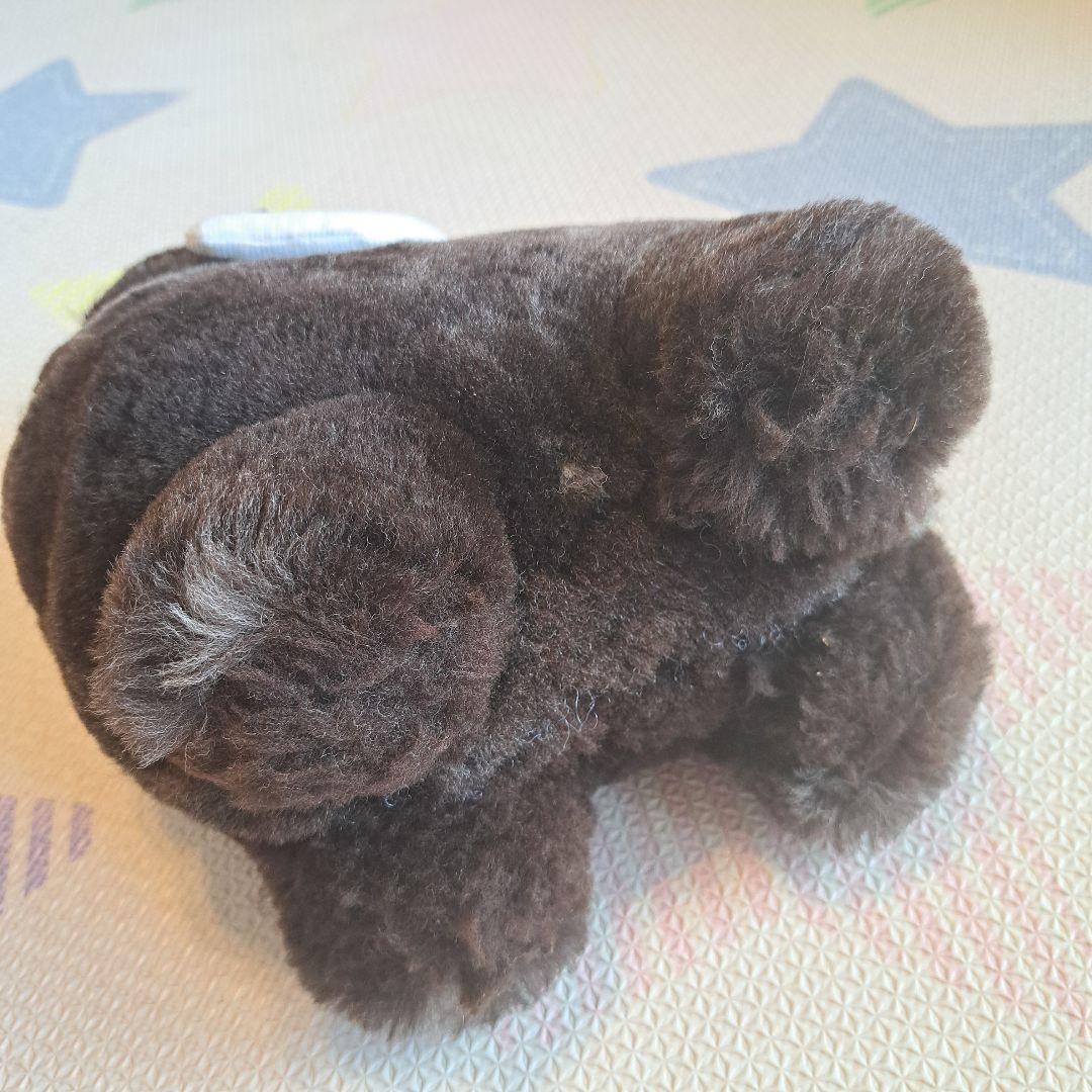 Sheep house シープハウス　ダークブラウン羊の毛　ぬいぐるみ ムートン