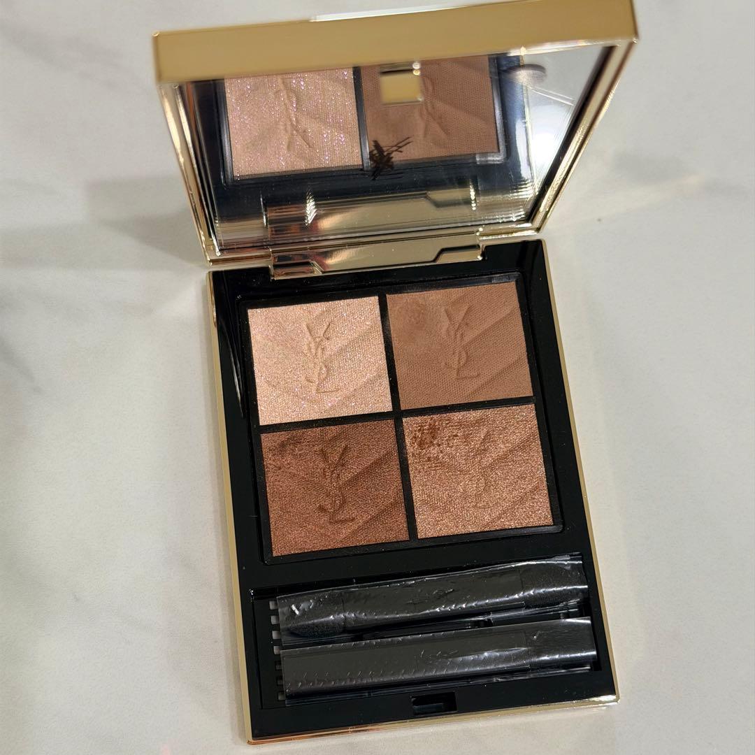 美品 サンローラン クチュールミニクラッチ 025 ゴールデンラスト ホリデー