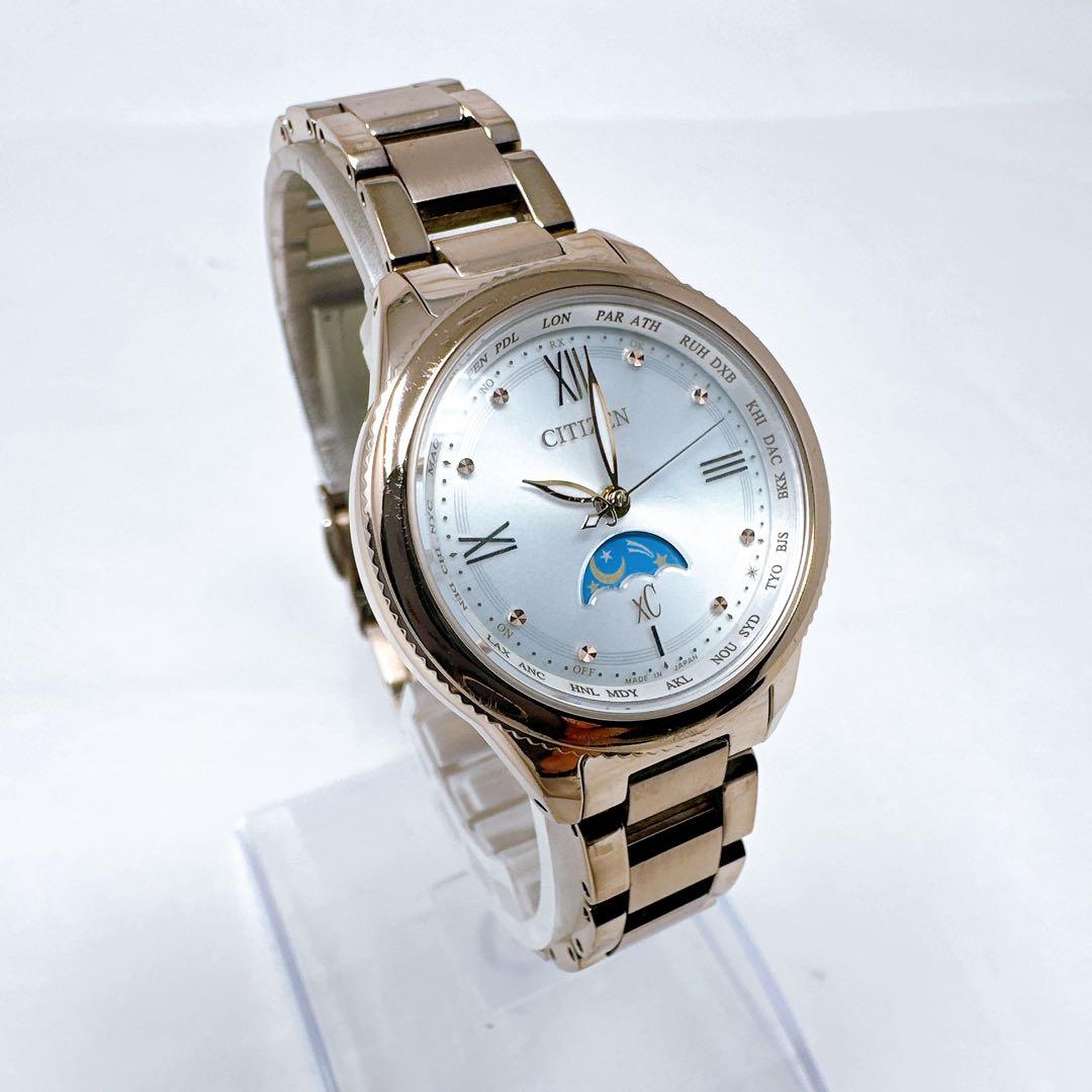 美品稼働 シチズン 腕時計 ダイチコレクション ムーンフェイズ 電波ソーラー