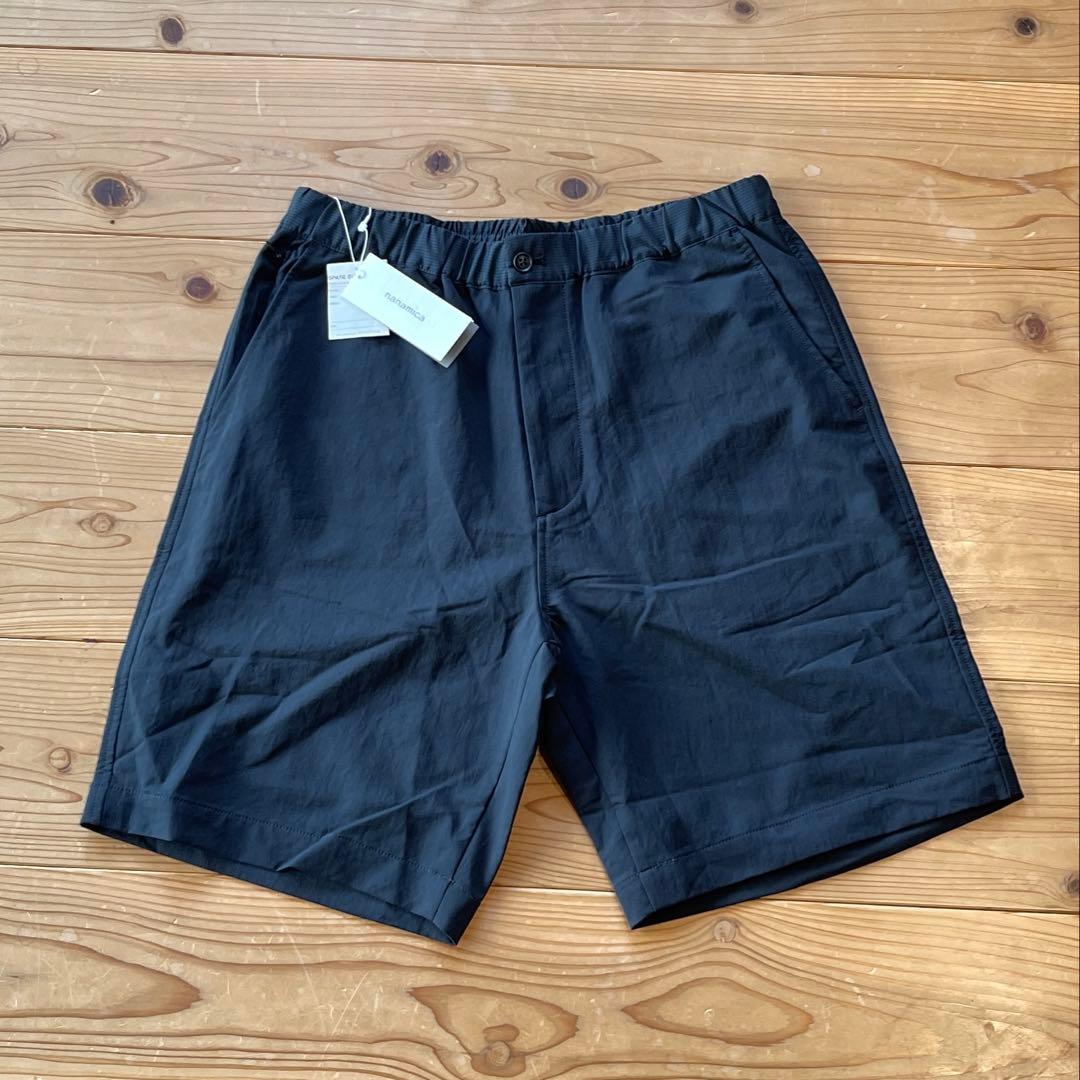 新品 M相当 ナナミカ アルファドライイージーショートパンツ 黒