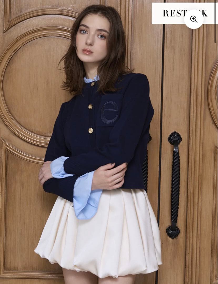 eimyistoile サテンバルーンスカート