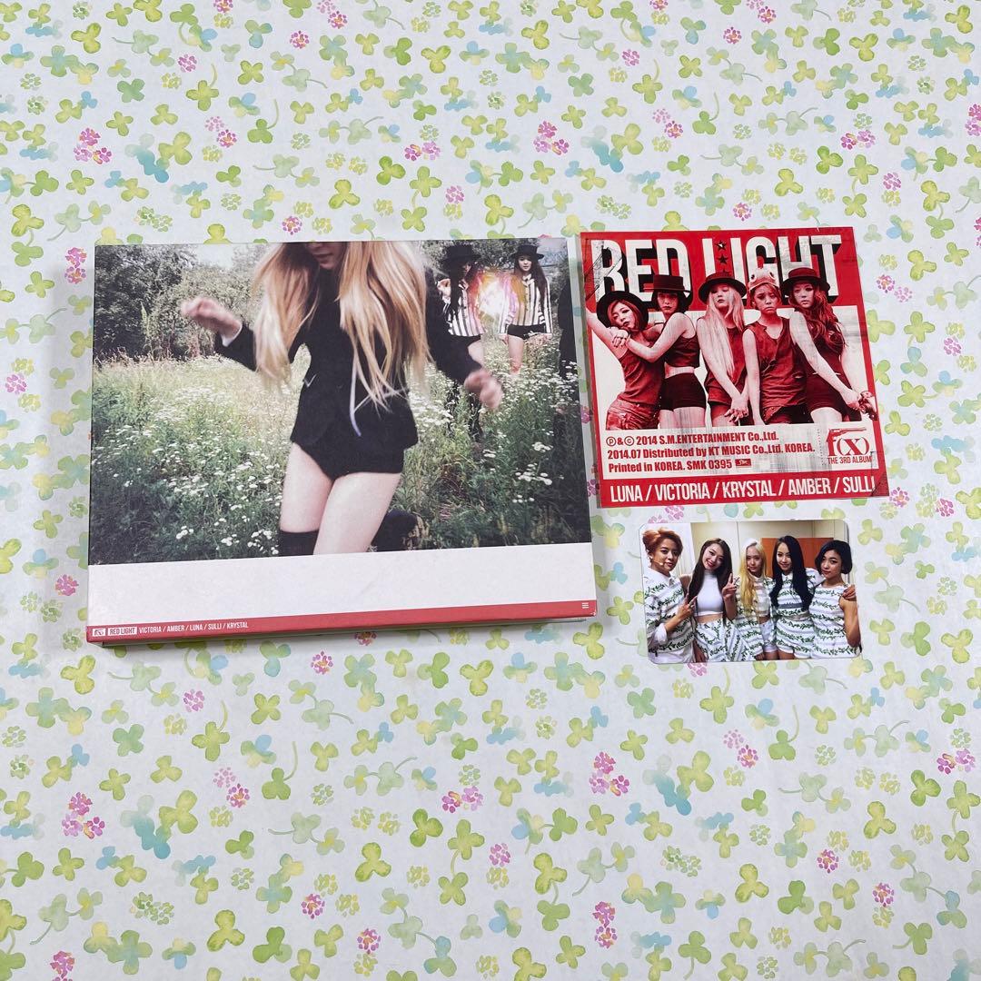 f(x) RED LIGHT Sleepy Cats 集合　トレカ　カード　CD