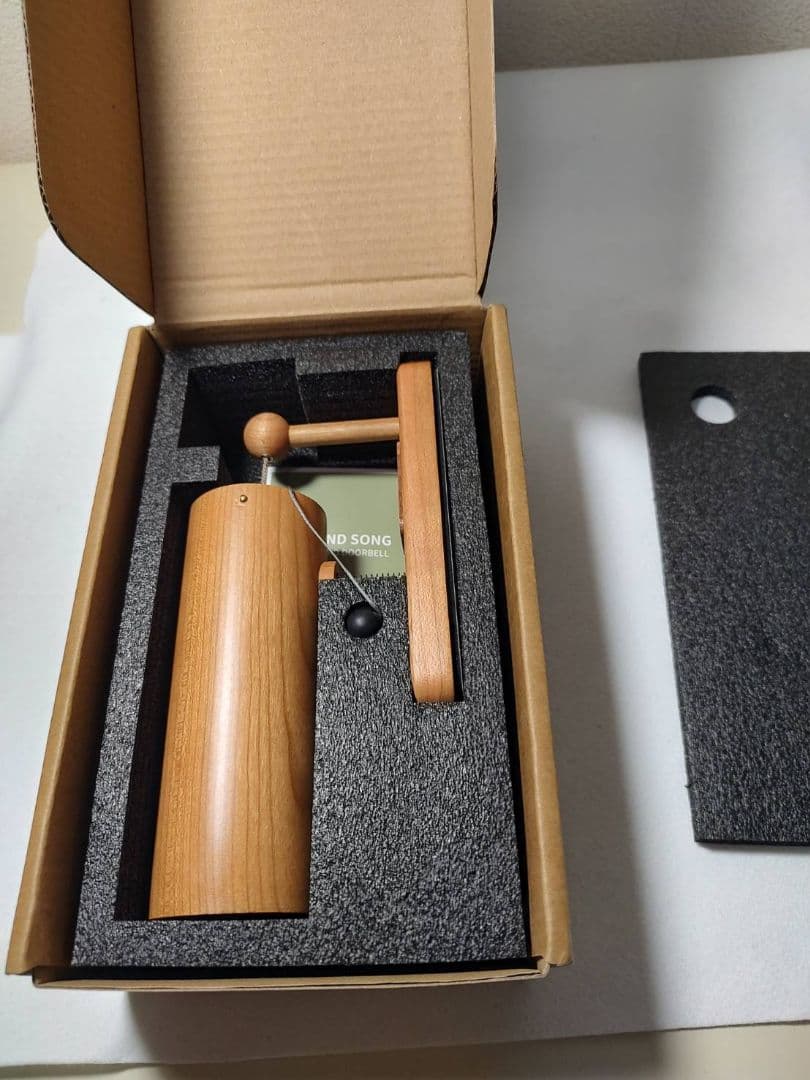 風鈴 ドアベル Bm7 432hz 無垢ブナ材