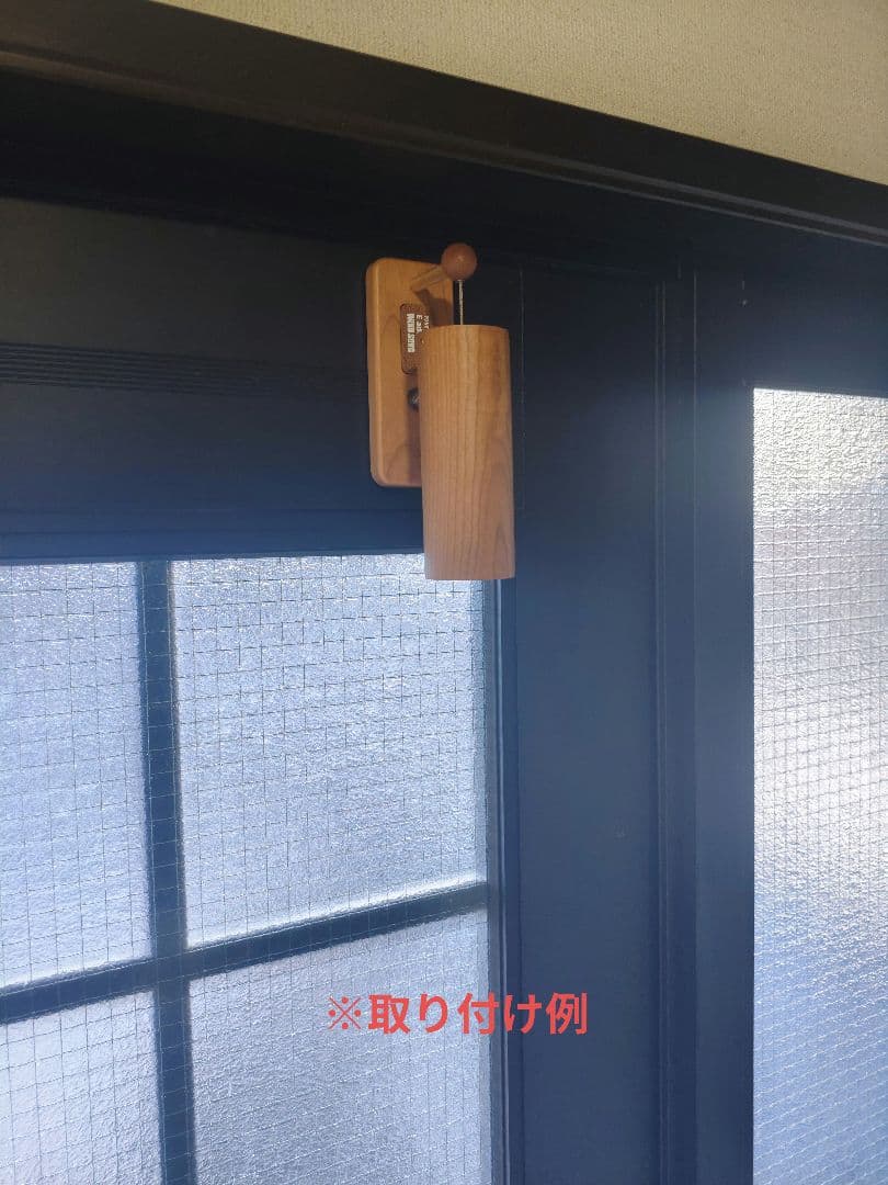 風鈴 ドアベル Bm7 432hz 無垢ブナ材