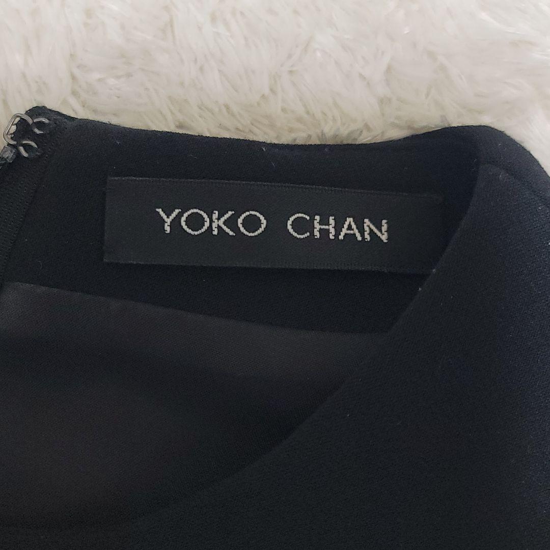 極美品✨YOKO CHAN ヨーコチャン パール バルーンワンピース ブラック