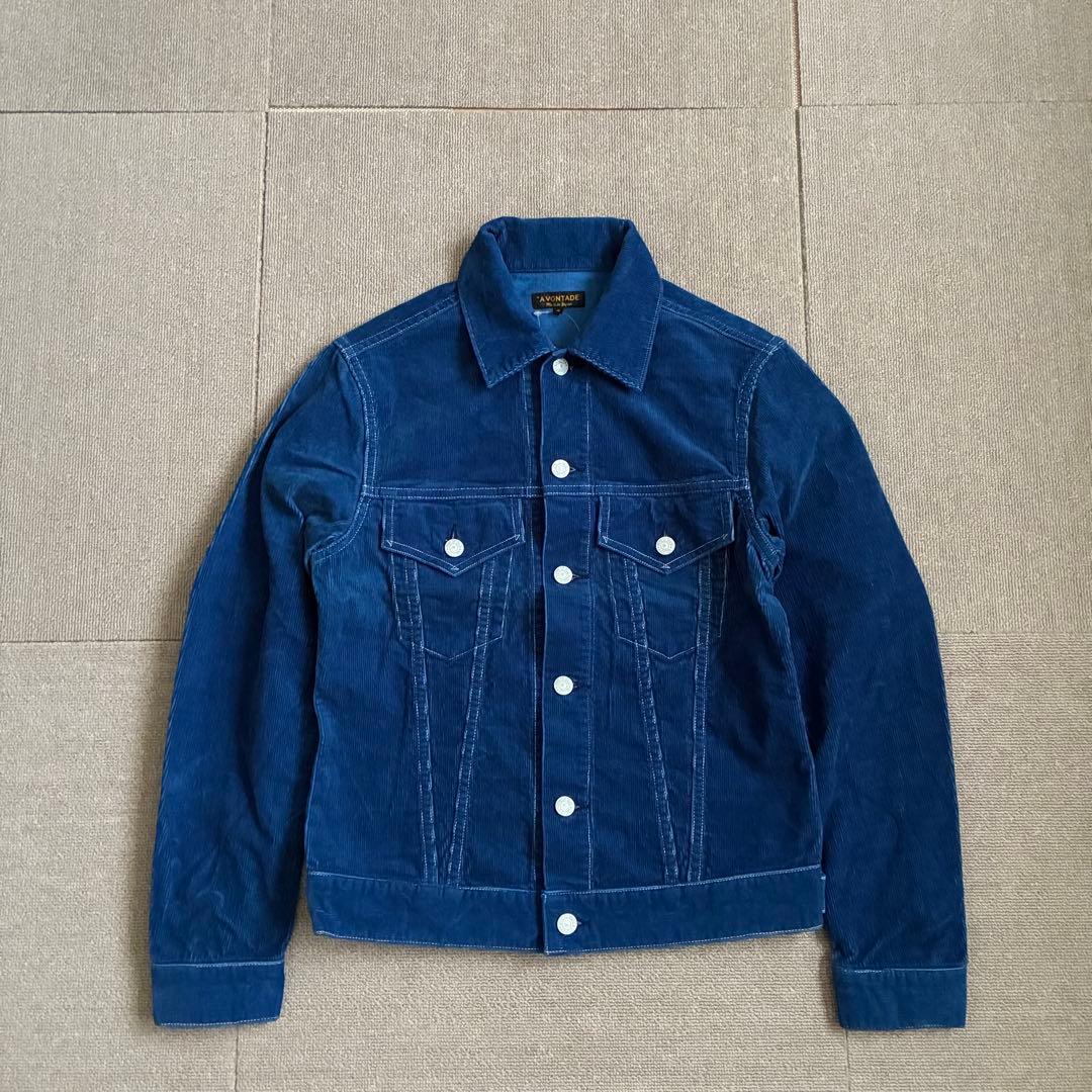 アボンタージ コーデュロイ ジャケット インディゴ S サードタイプ 日本製