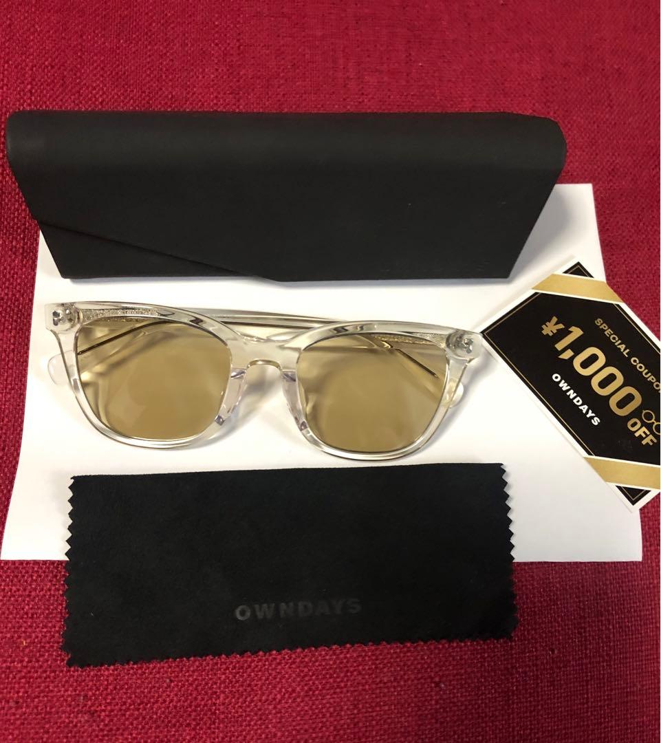 完売希少OWNDAYSオンデーズ木村拓哉キムタク着用私物サングラス同型同色調光