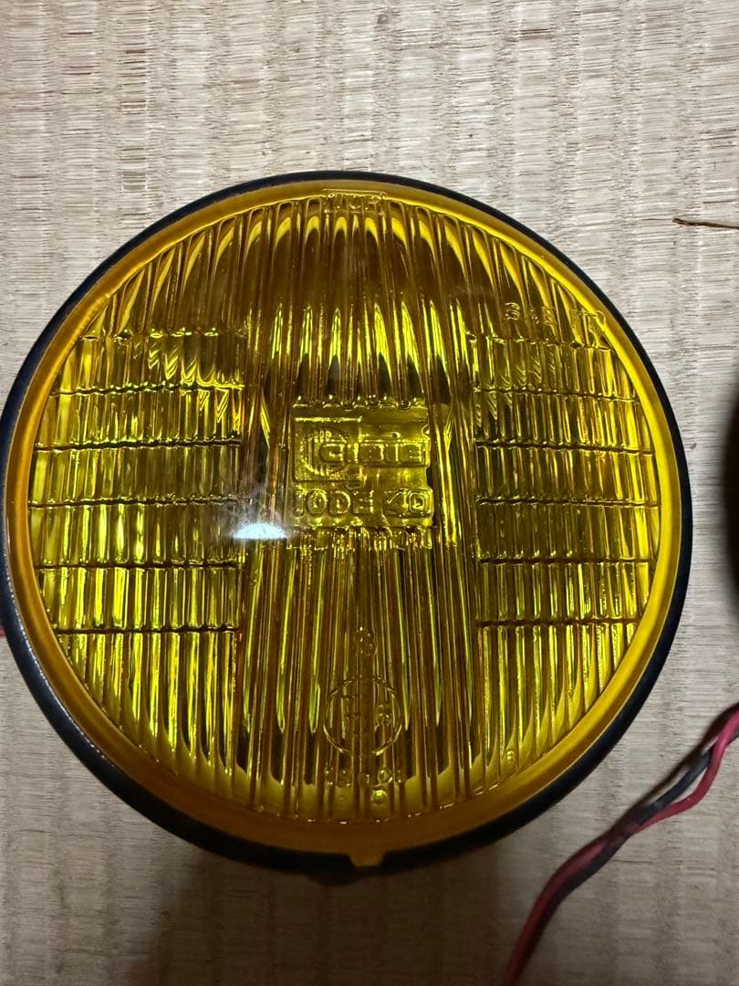 美品　シビエ　フォグランプ　イエロー　ロケットカウル