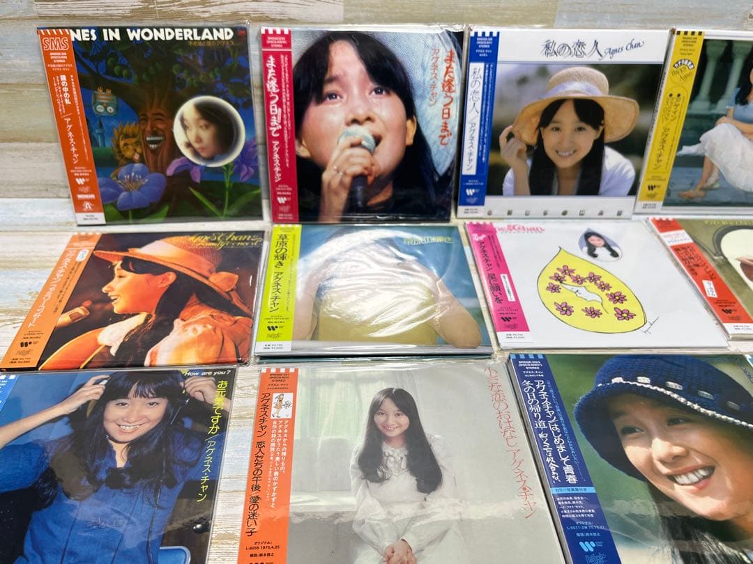デビュー50周年記念企画　アグネス・チャン紙ジャケット21枚セット　23ＣＤ
