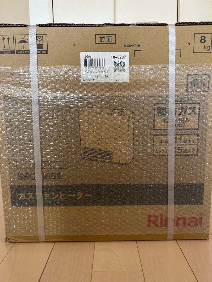 新品未開封　都市ガス用　ガスファンヒーター　リンナイ　SRC-365E