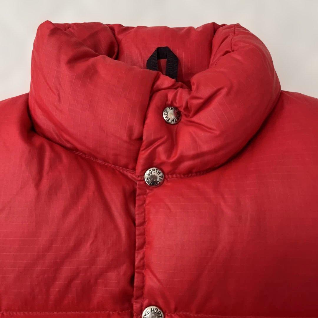 80s ノースフェイス OLD NORTH FACE 茶タグ ダウン ベスト L