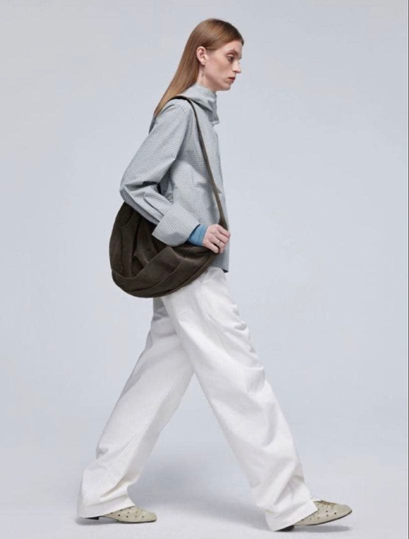 Simple Project クロワッサンショルダーバック　希少サイズL