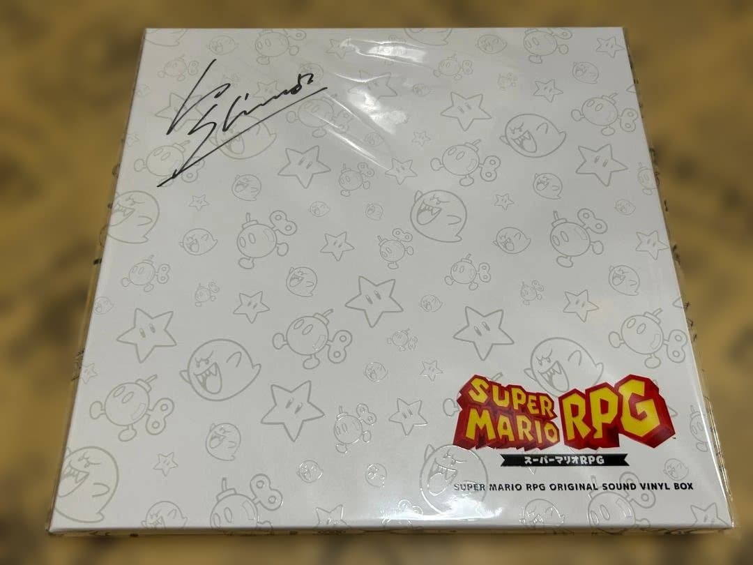 サイン入　スーパーマリオRPG Original Sound Vinyl Box
