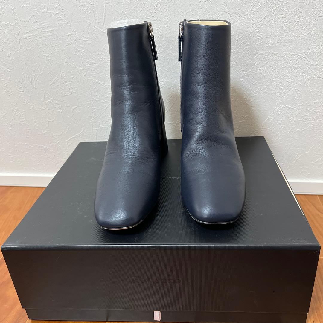⭐︎新品未使用⭐︎　Reppetショートブーツ　ネイビー