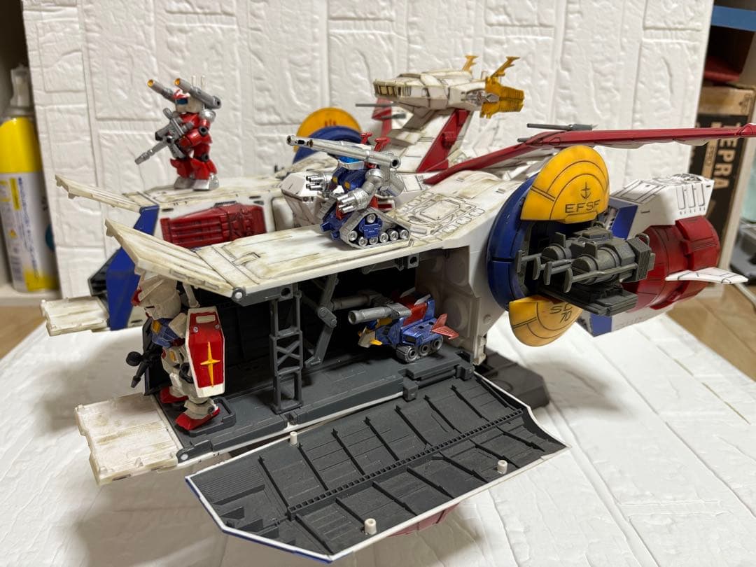 ガンダム　ホワイトベース　コンバージ