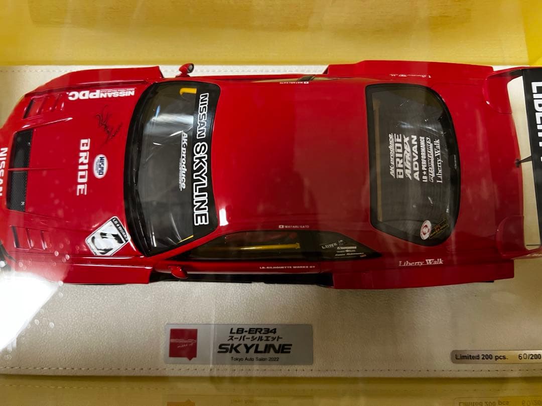 ミニカー LB-ER34 SuperSilhouette SKYLINE