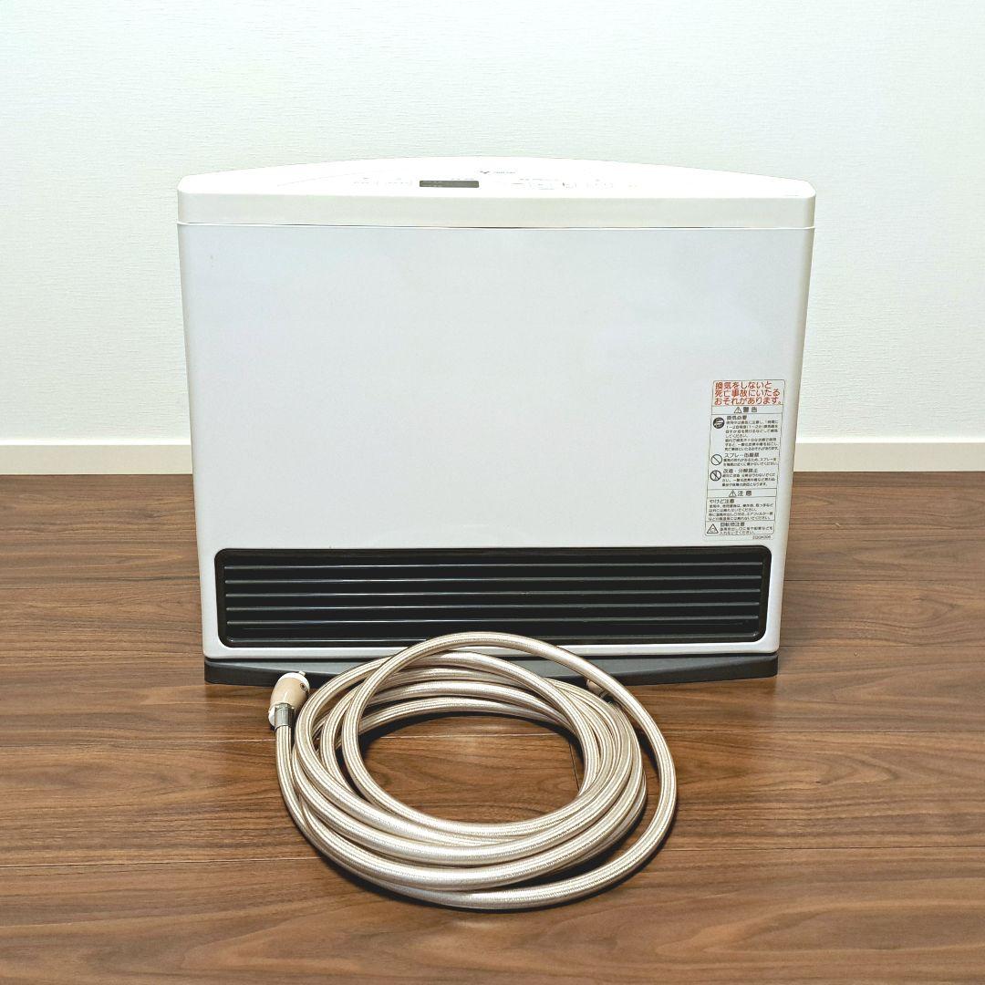 美品◆リンナイ ガスファンヒーター 15～ 21畳タイプ◆説明書・ホース・箱付