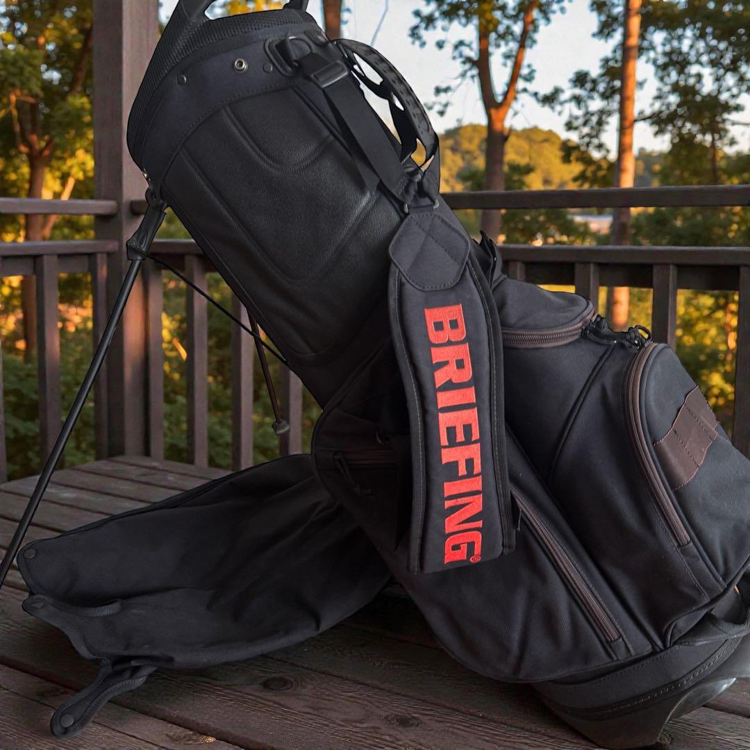 ブリーフィング キャディバッグ スタンド式　黒　ブラック 軽量　CR-4 ゴルフ