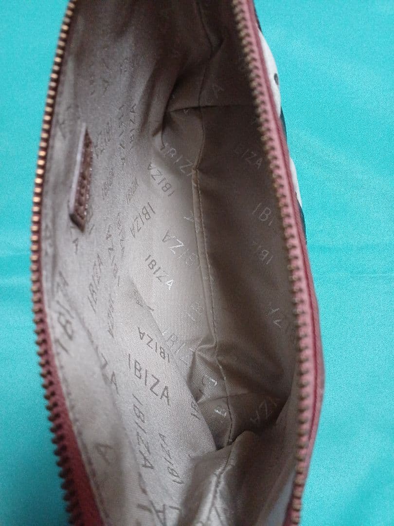 IBIZA　イビサ　バッグチャーム　マスコット パンダチャーム付きポーチ