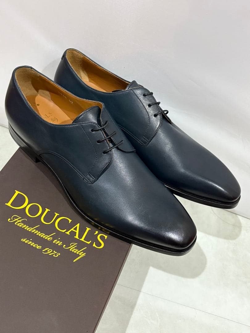 フォロー割　伊製 新品 ドュカルス Doucal's プレーントゥ42サイズ