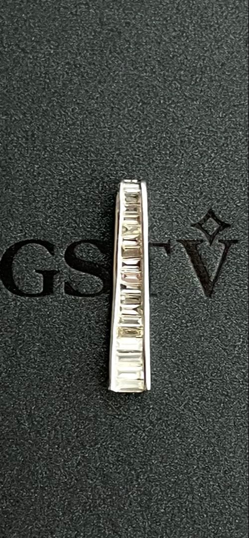 GSTV ペンダントトップ　K18 WG ダイヤモンド