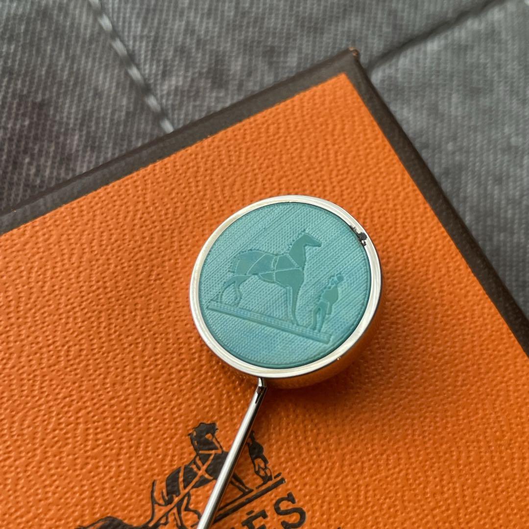 HERMES エルメス クラシック ラペルピン ピンブローチ タイピン