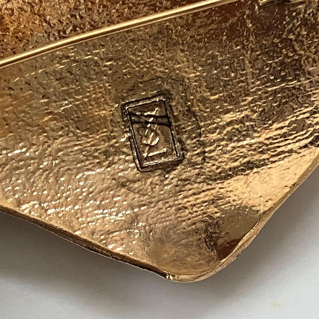 Yves Saint Laurent✨イブサンローラン　ブローチ　カラーストーン