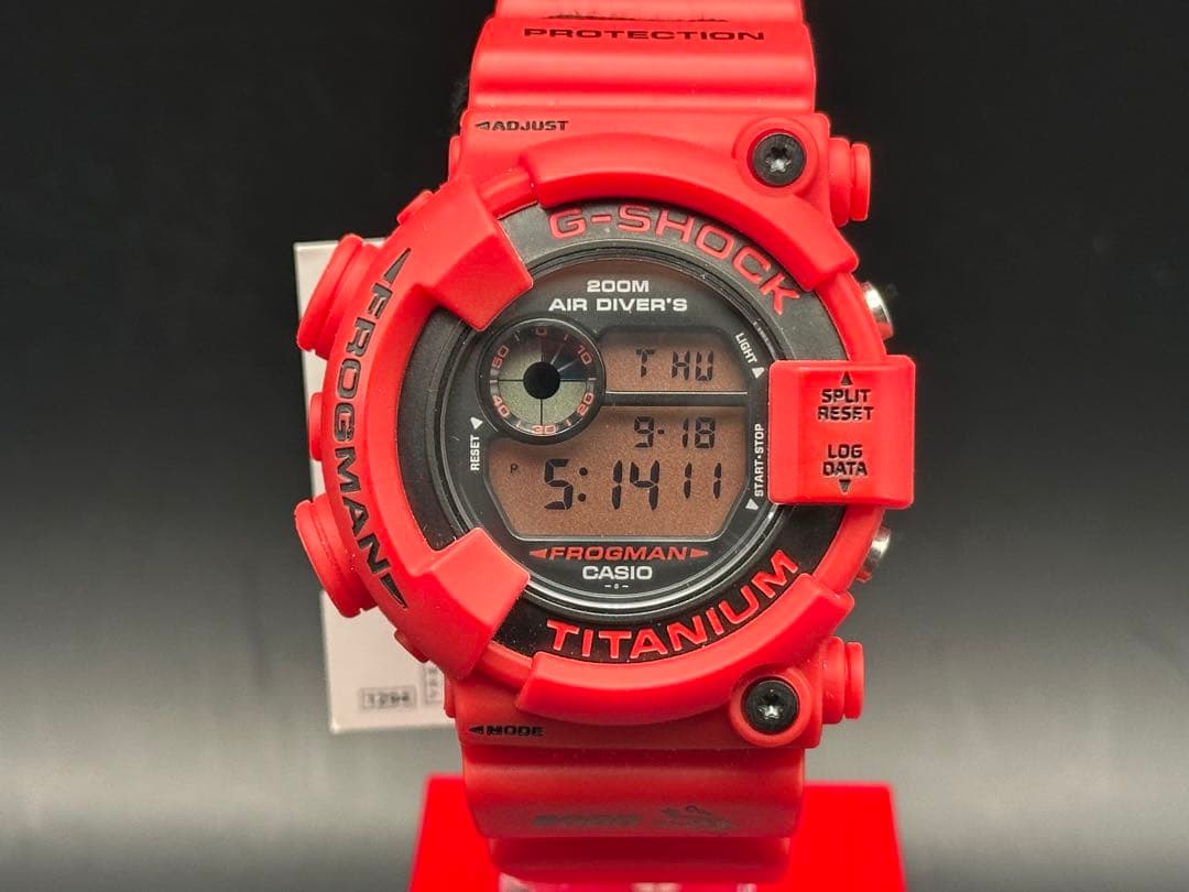 CASIO G-SHOCK フロッグマン DW-8200NT2-4JR 赤蛙