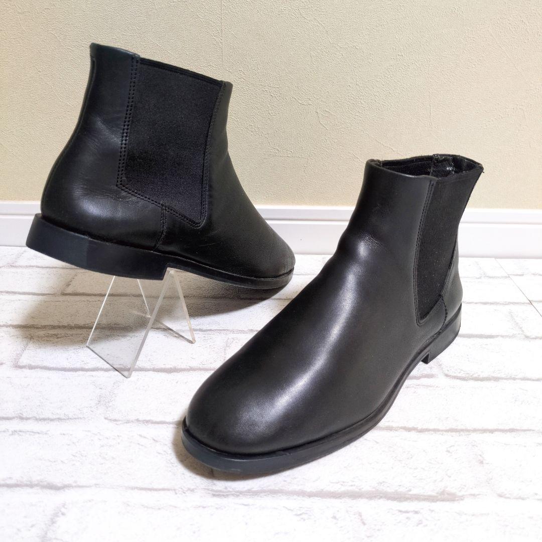 美品　CAMPER　カンペール　サイドゴアブーツ　ショートブーツ　レザー　24