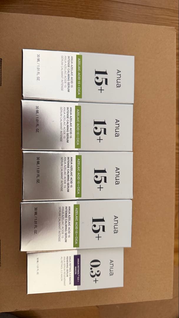 Anua スキンケア美容液 5本セット