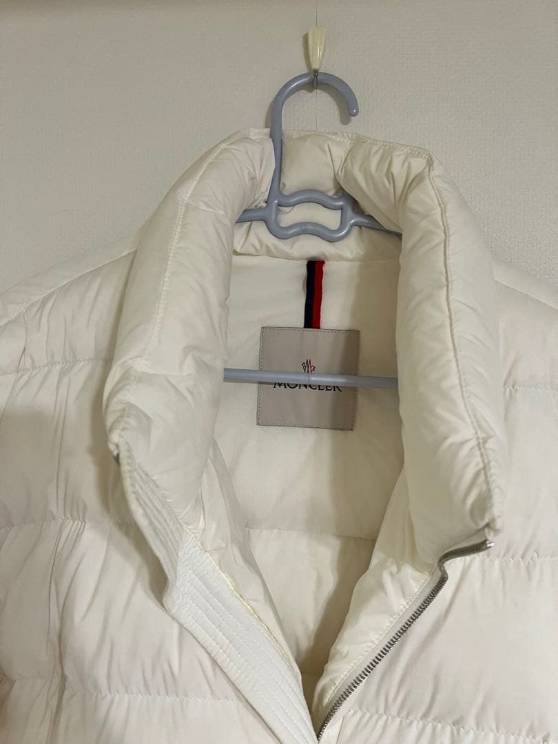 【ばなくま】MONCLER メンズ ホワイト ダウンジャケット