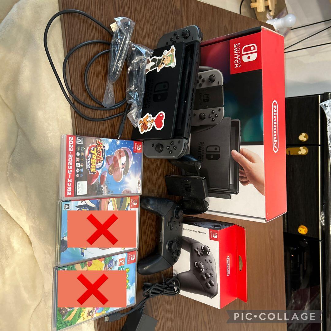 (値引き交渉受付中⭕️）Nintendo Switch 本体とゲームソフト4本付き