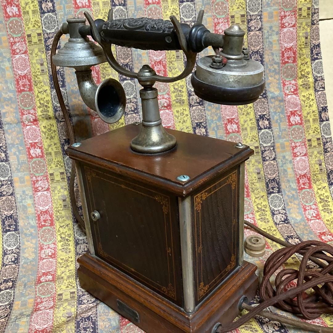 デルビル磁石式甲号卓上電話機　1924年　アンティークディスプレイ　　インテリア
