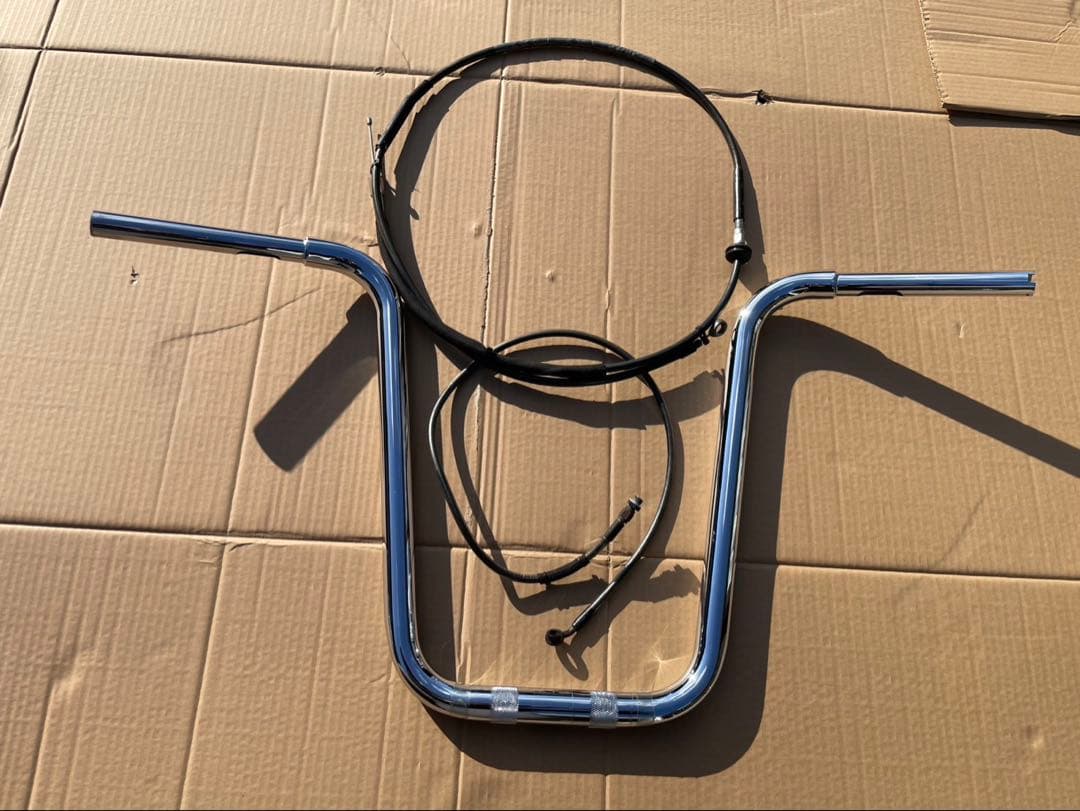 ハーレー純正16インチ ファットエイプハンガー1.25インチ径ハンドル