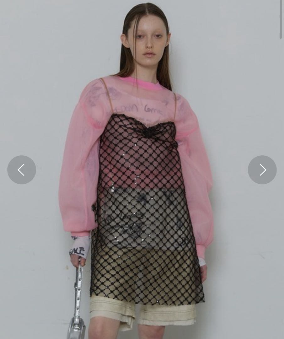 MAISON SPECIAL フラワービーズキャミチュニック