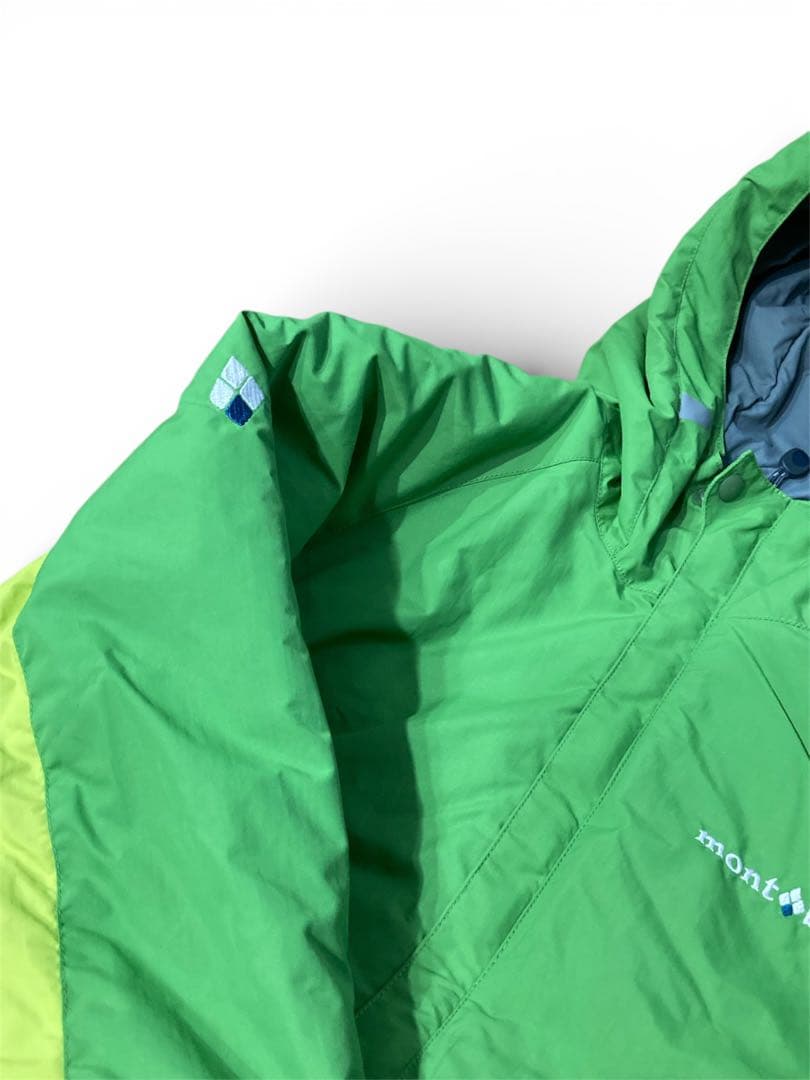 モンベル パウダーライト ジャケット・ビブ スキーウェア上下セット150
