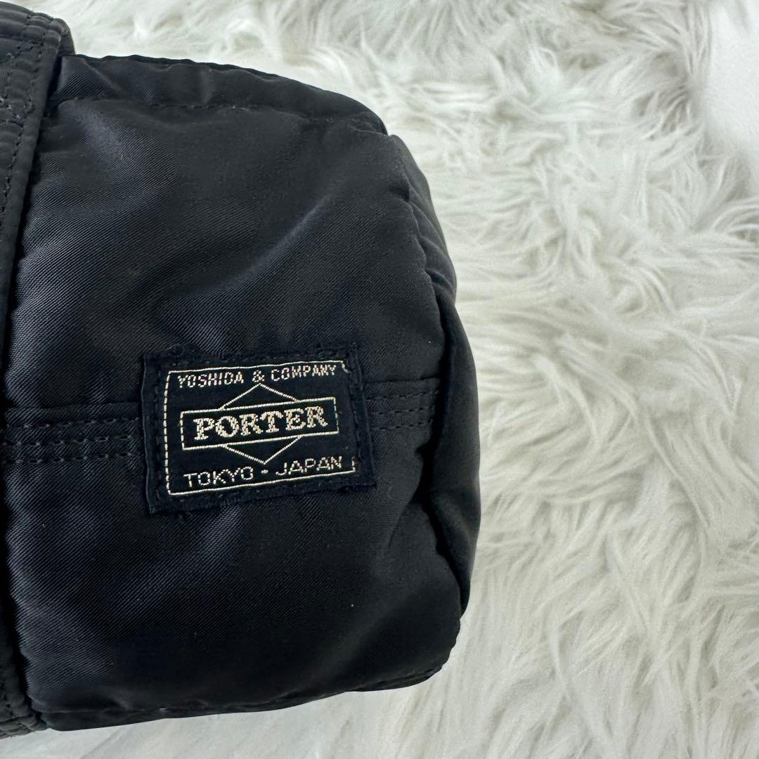 美品✨ PORTER タンカー ブラック ナイロン Sミニドラム バッグ