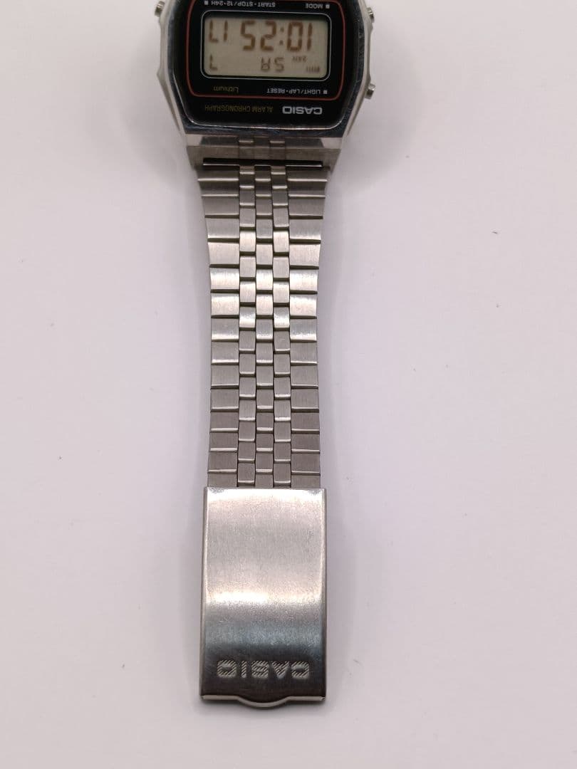 希少日本製CASIO W-34 415 稼働品 80s ヴィンテージデータバンク