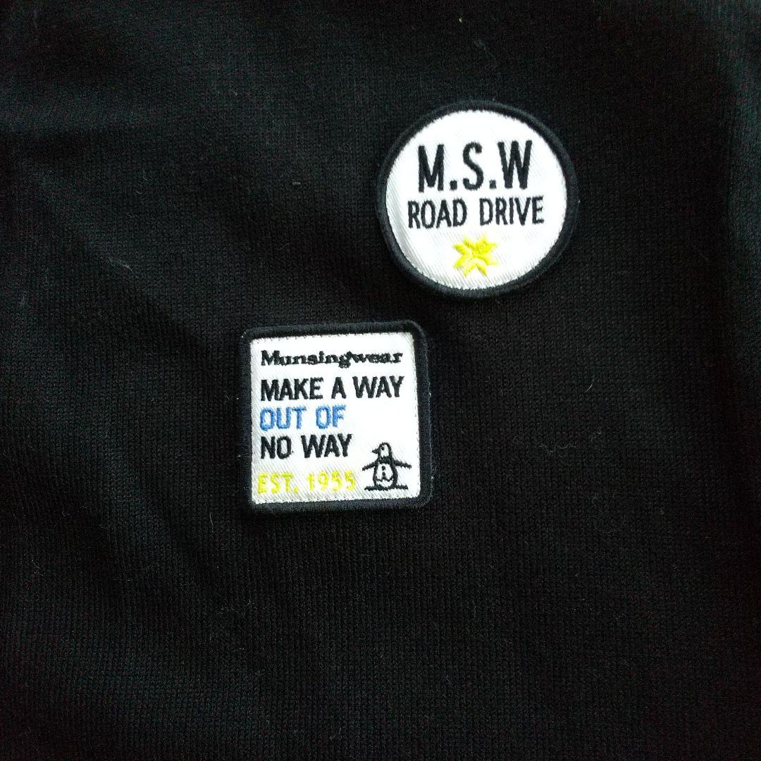 【マンシングウェア】 セーター トレーナー ゴルフウェア 刺繍ロゴ 裏地