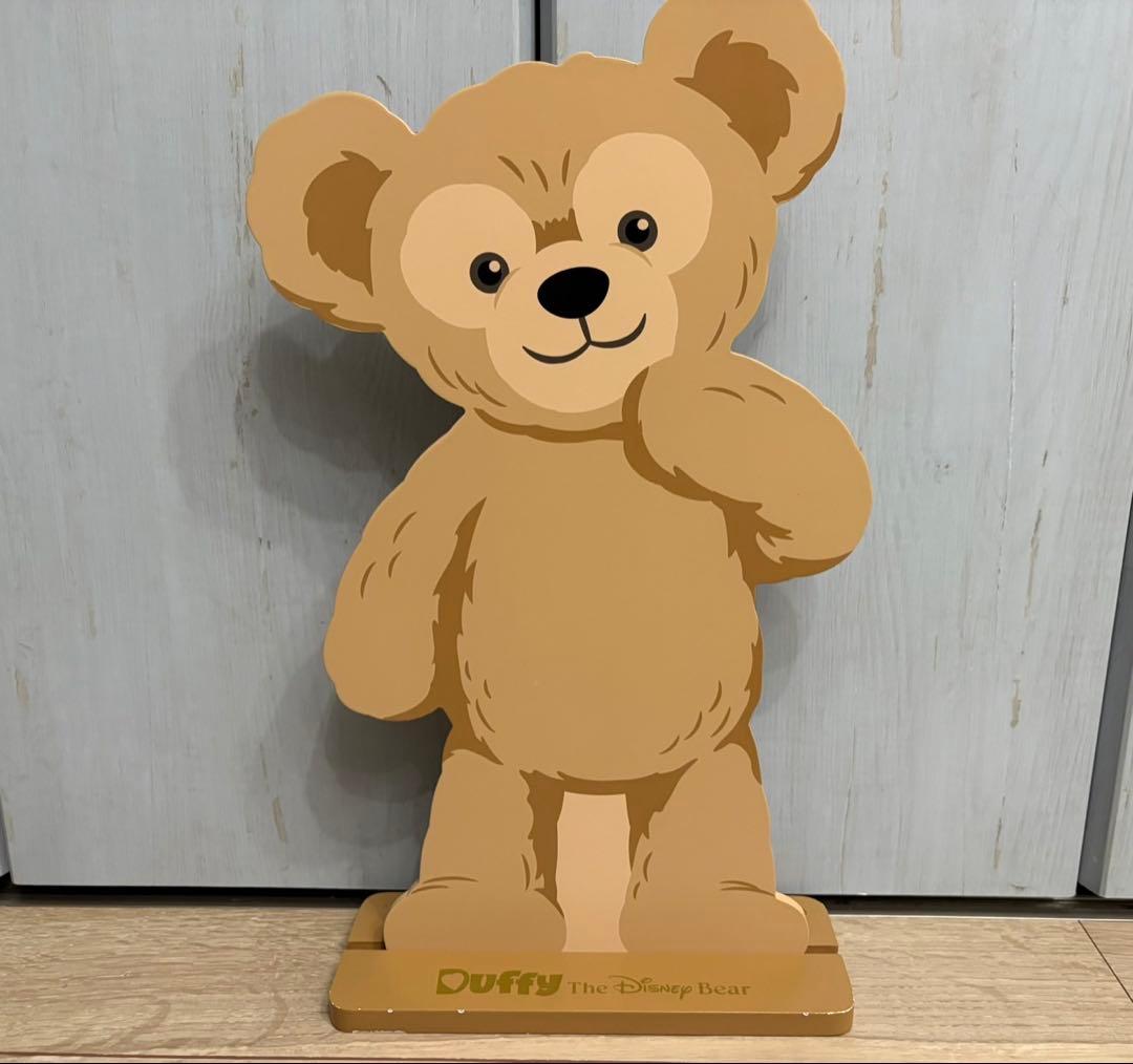 ディズニー30周年 ダッフィー＆シェリーメイ 木製ウッドボード 刻印有