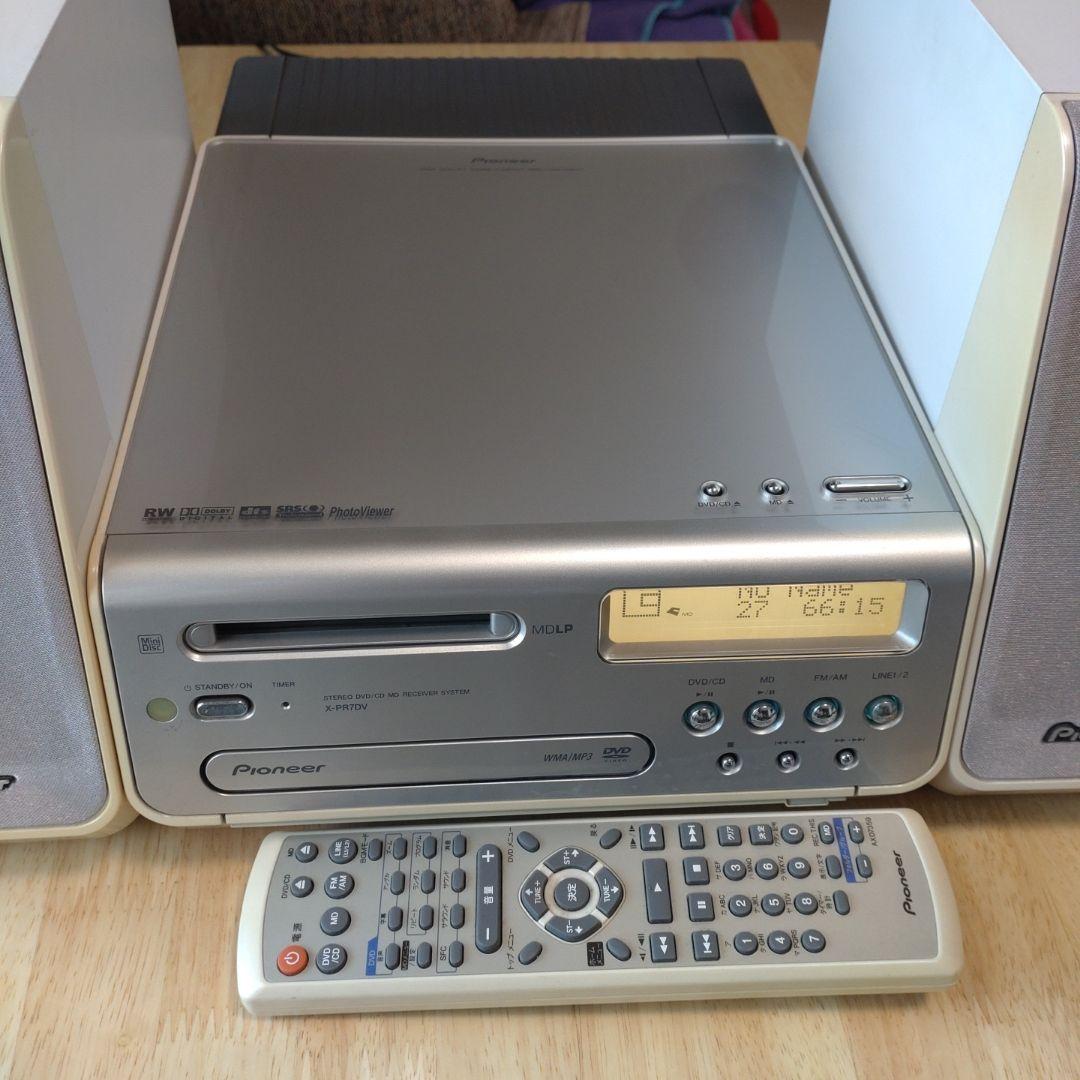 パイオニア アイディPR7DV‐S X-PR7DV-S DVD/MDミニコンポ